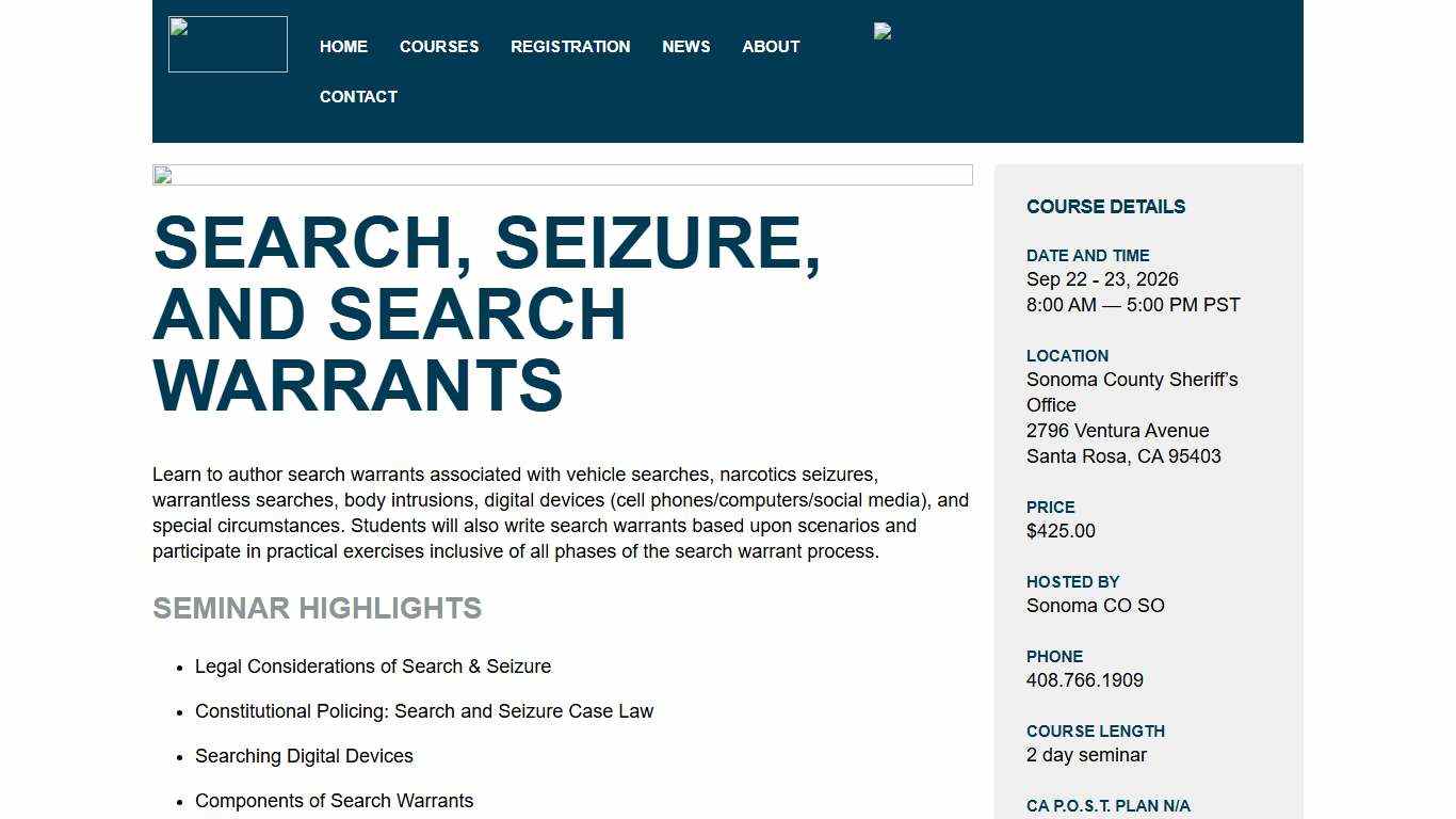 Search, Seizure, and Search Warrants
